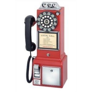 Crosley CR56-RE 1950's Payphone Red